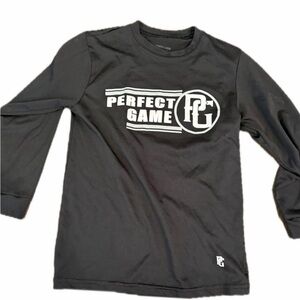 Perfect game youth small long sleeve baseball shirt